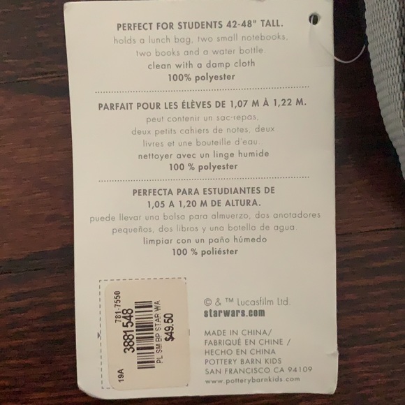 NWT pottery barn backpack sold out - Picture 4 of 6